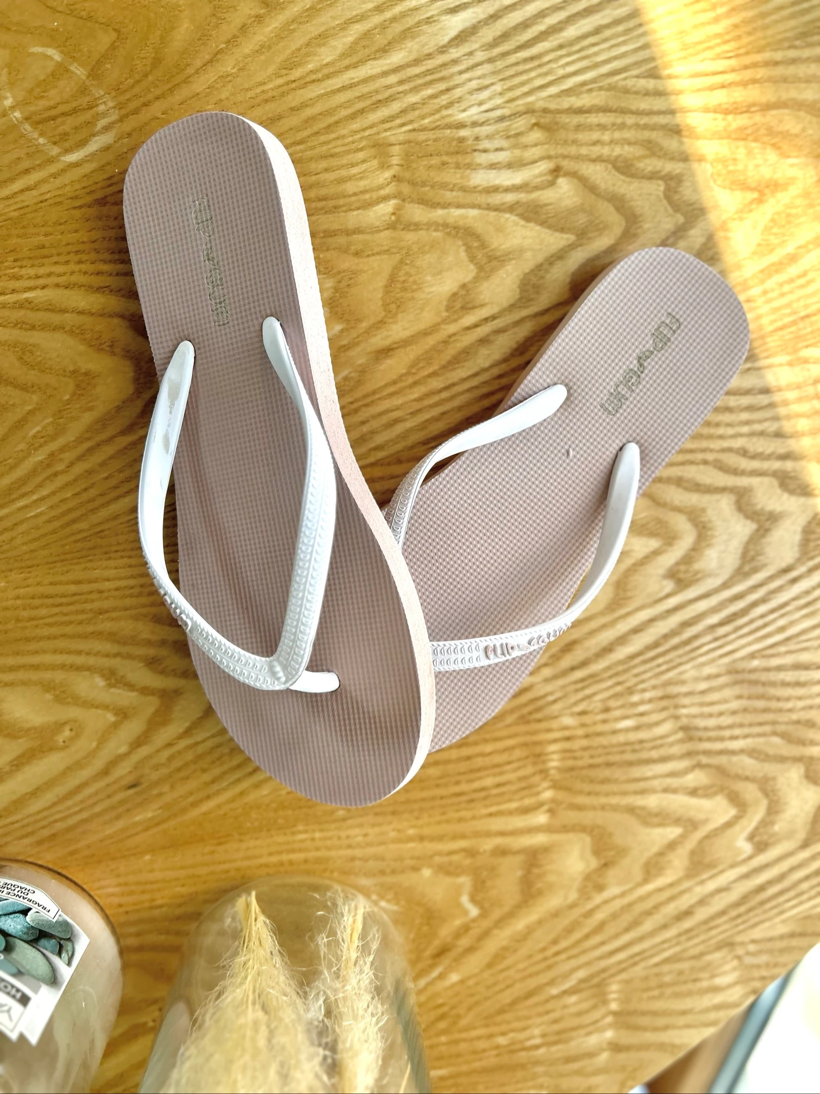 Tongs rose poudré rose pale vieux rose Pointure 35/37 Flip Gum  – photo 11